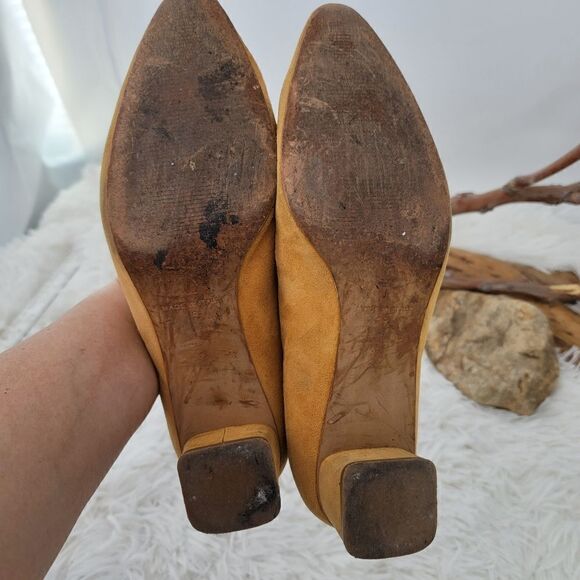 Everlane suede block heel pumps - Picture 5 of 10